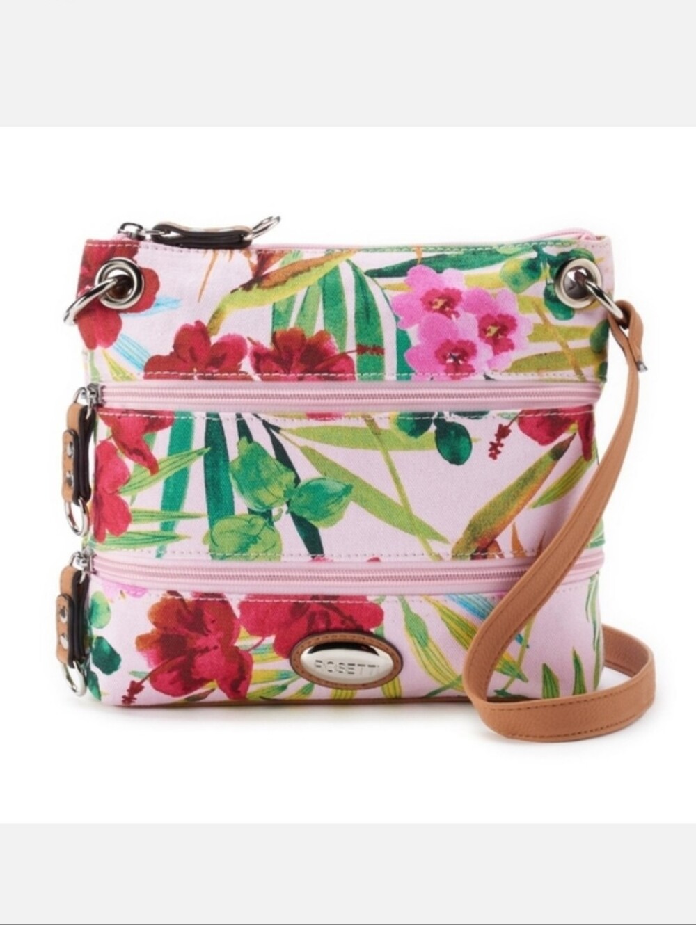 Rosetti Mini Crossbody Bag Fantasy Island Tropical Floral Demi Purse Easter NWT